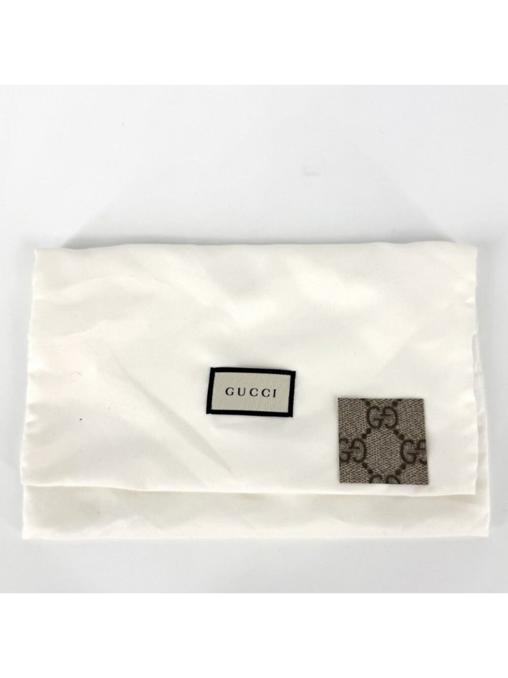 Gucci GG Supreme Pouch Mini Bag Small Canvas Leather Brown Beige Gold - Picture 7 of 7